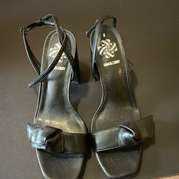 Sam and Libby black heels size 8 - Picture 2 of 9